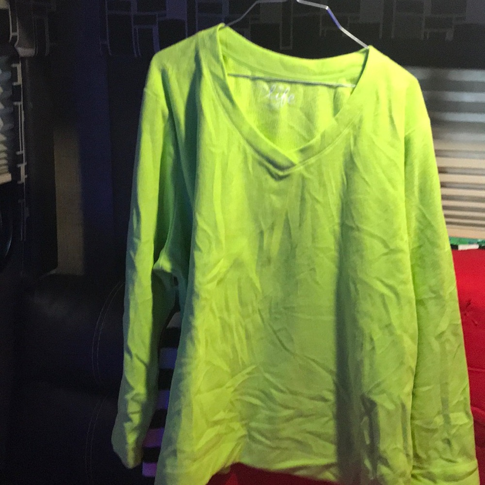 Lime green soft sweatshirt size 3X